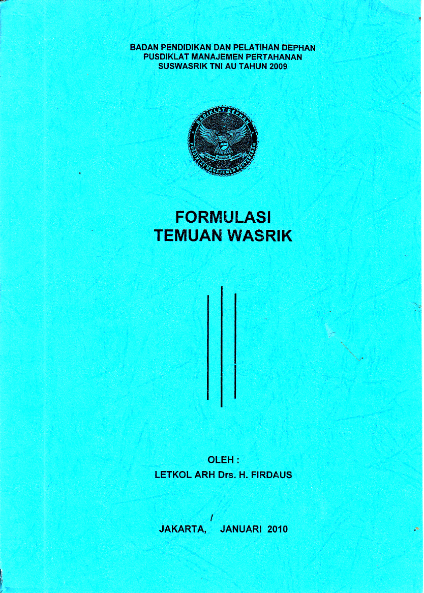 FORMULASI TEMUAN WASRIK