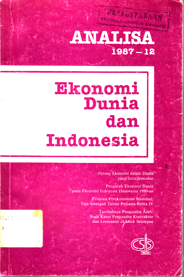 EKONOMI DUNIA DAN INDONESIA