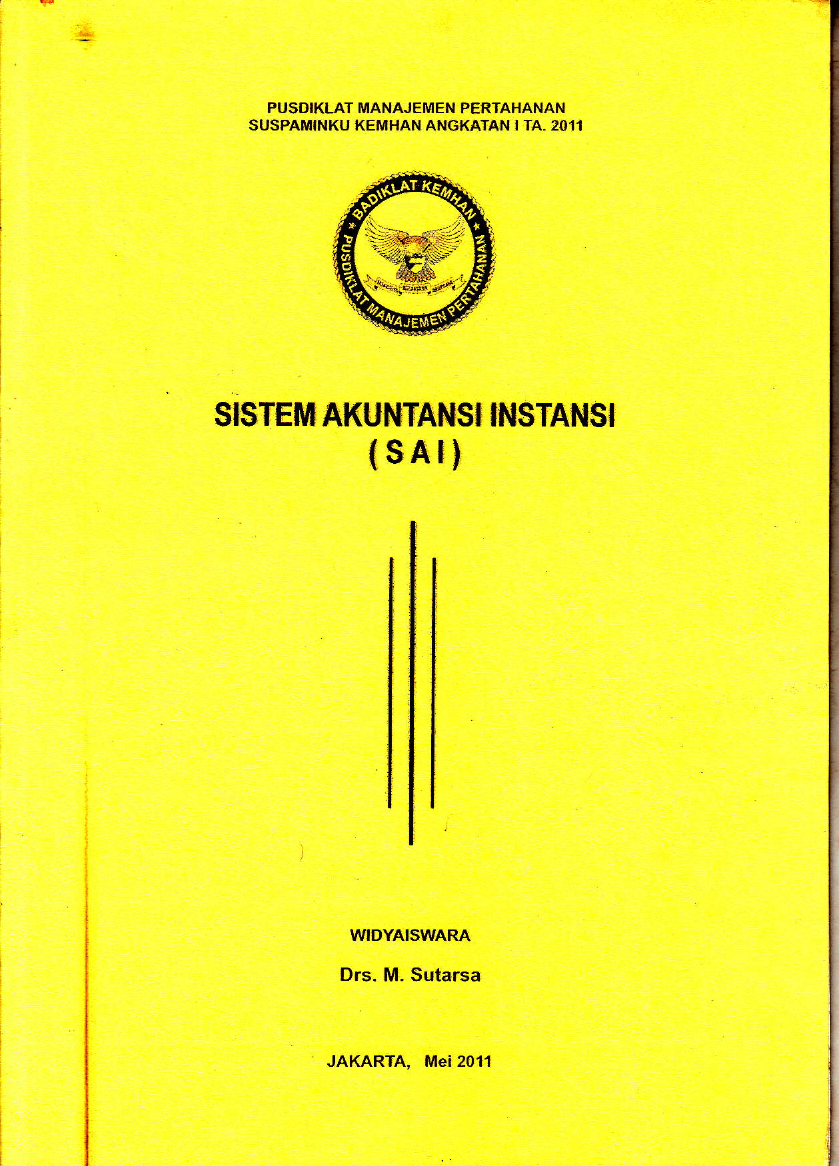 SISTEM AKUNTANSI INSTANSI (SAI)