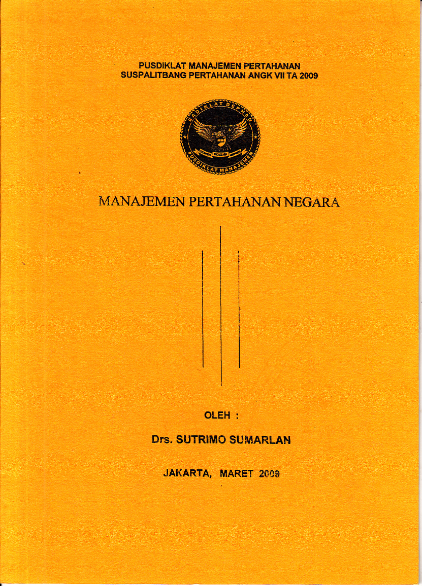 MANAJEMEN PERTAHANAN NEGARA