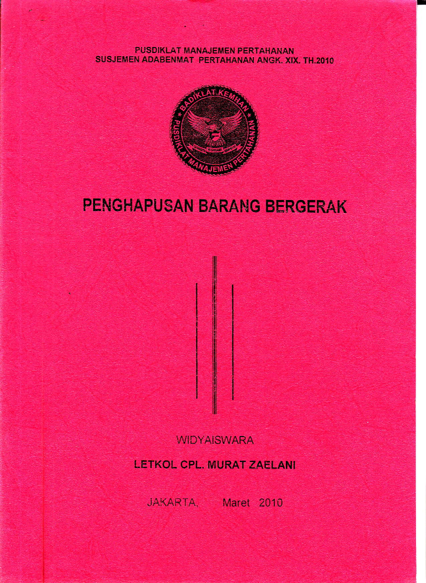 PENGHAPUSAN BARANG BERGERAK