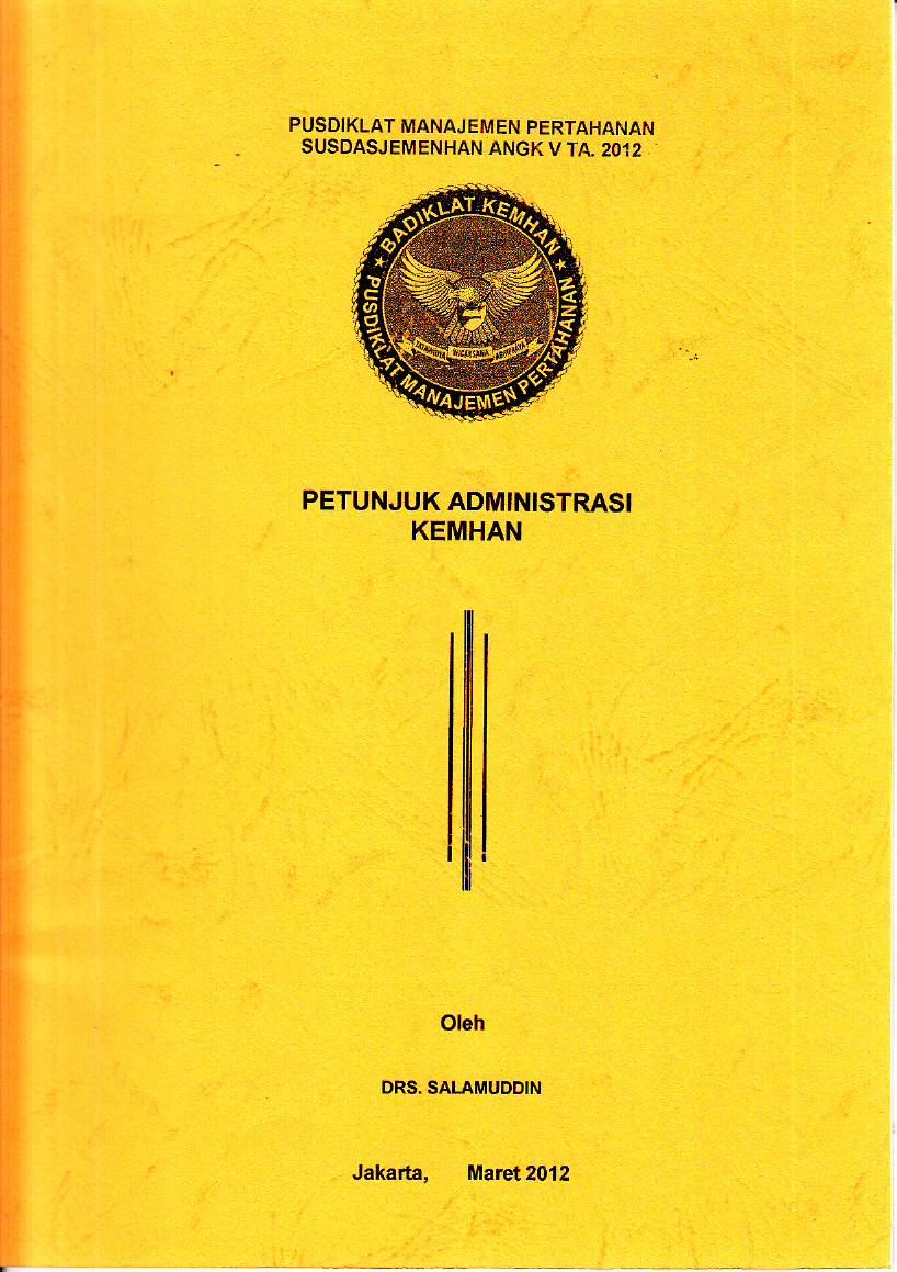 PETUNJUK ADMINISTRASI KEMHAN