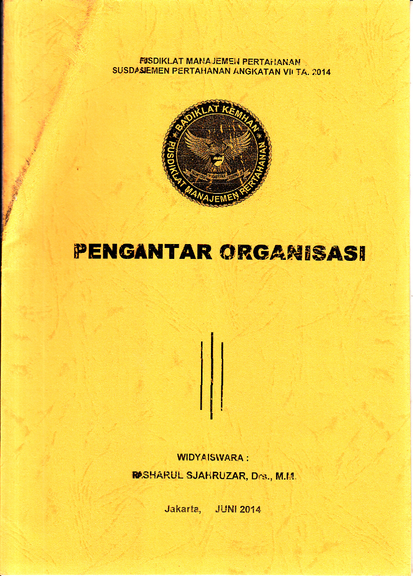 PENGANTAR ORGANISASI