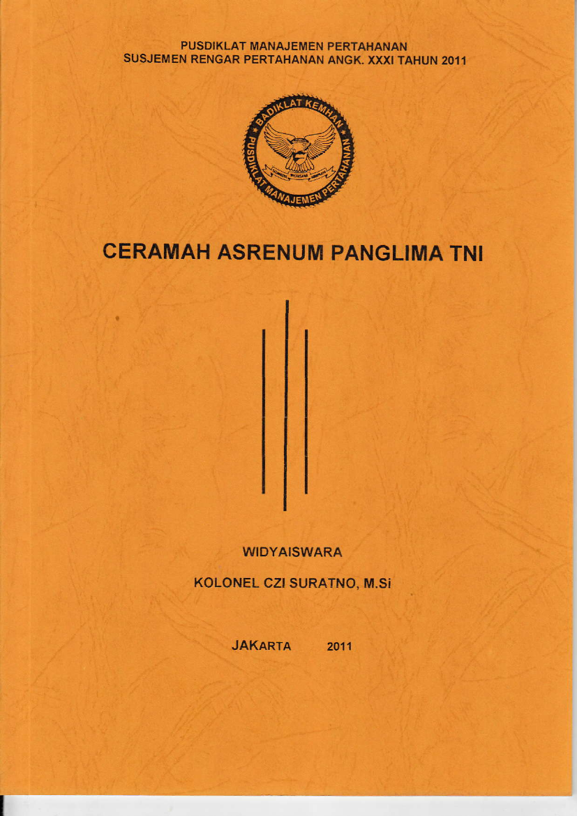 CERAMAH ASRENUM PANGLIMA TNI