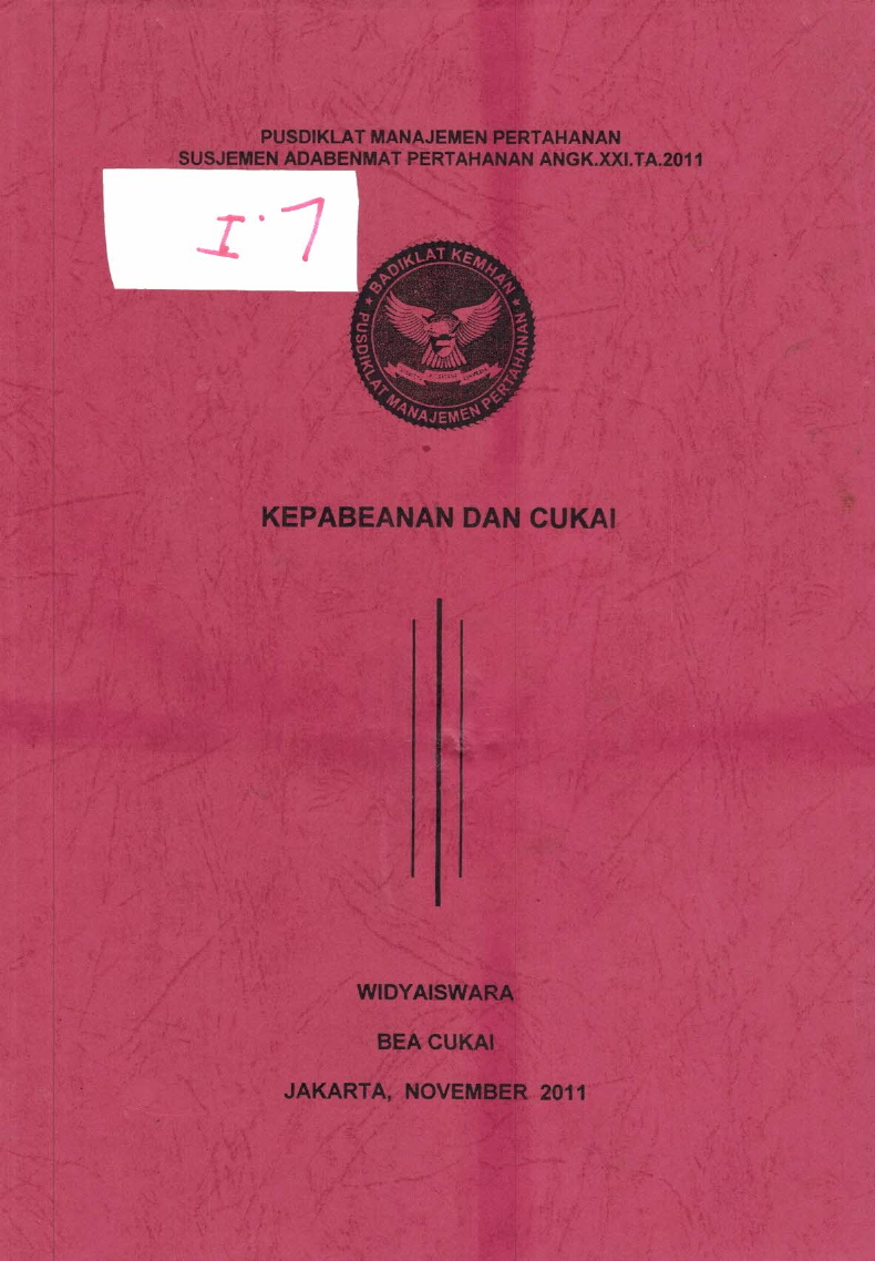 KEPABEANAN DAN CUKAI