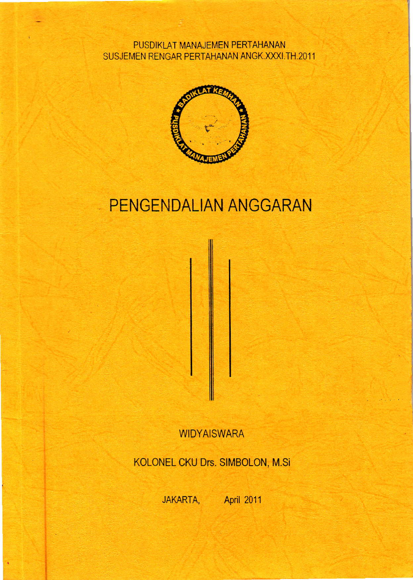 PENGENDALIAN ANGGARAN