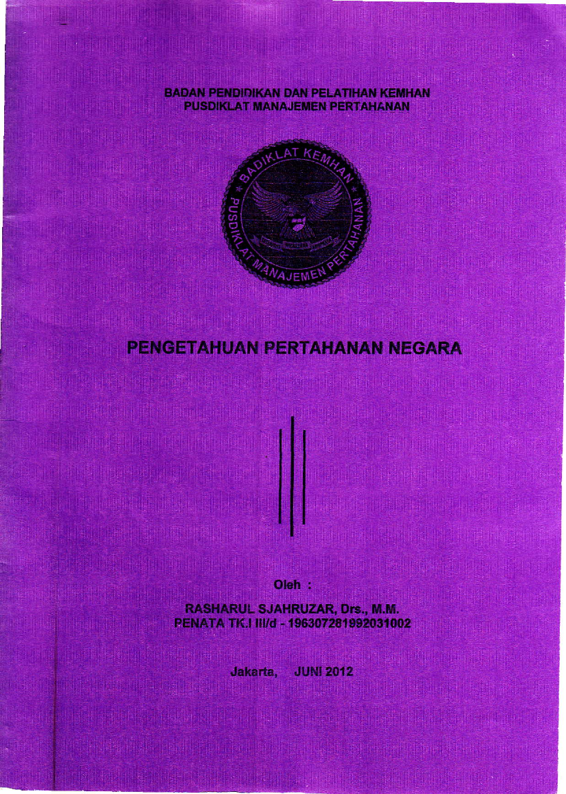 PENGETAHUAN PERTAHANAN NEGARA