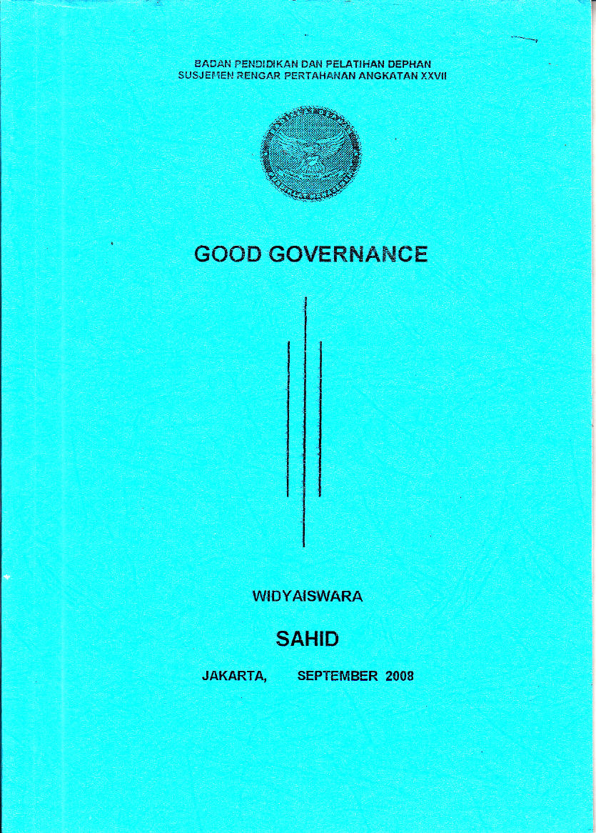 GOOD GOVERNANCE TH 2008