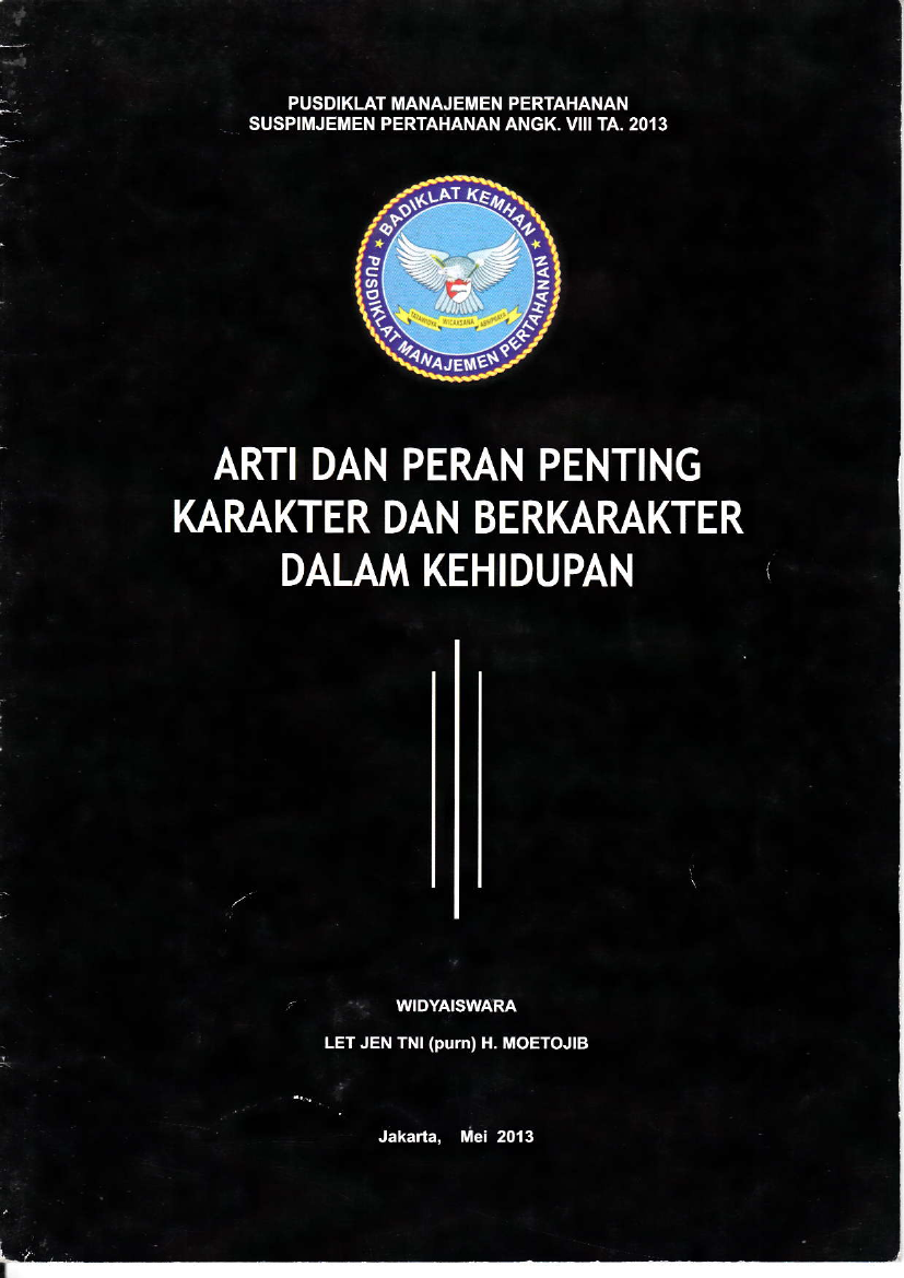ARTI DAN PERAN PENTING
KAMKTER DAN BERIGMKTER
DALAM KEHIDUPAN