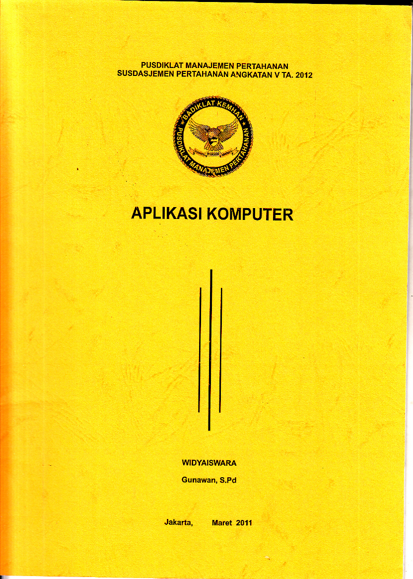 APLIKASI KOMPUTER ANGK.V TA. 2012