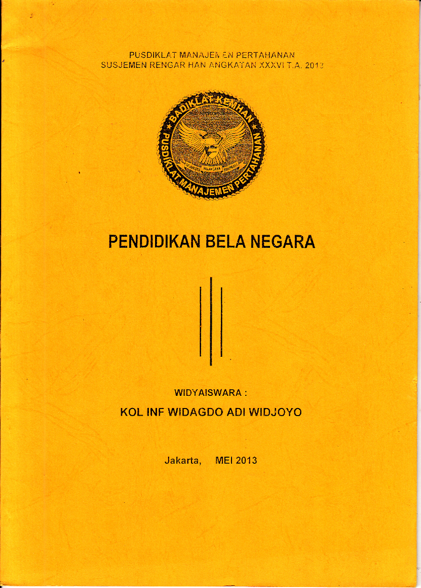 PENDIDIKAN BELA NEGARA