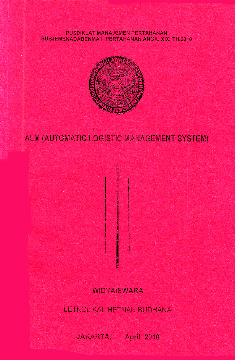 ALM ( AUTOMATIC LOGISTIC MANAGEMENT SYSTEM )