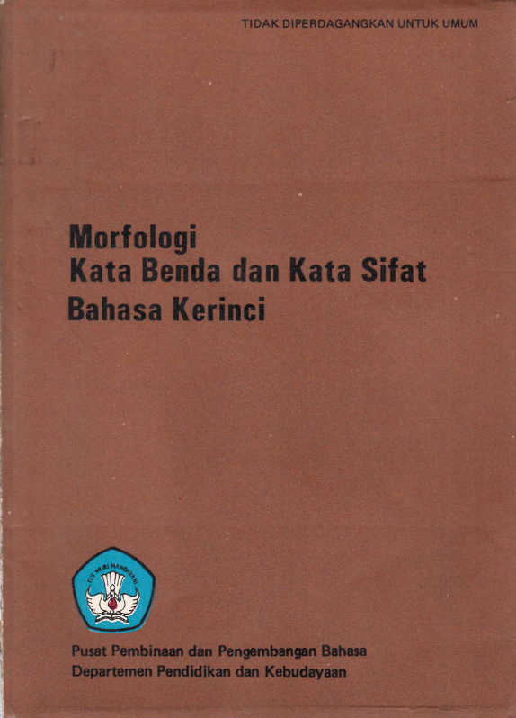 MORFOLOGI KATA BENDA DAN KATA SIFAT BAHASA KERINCI
