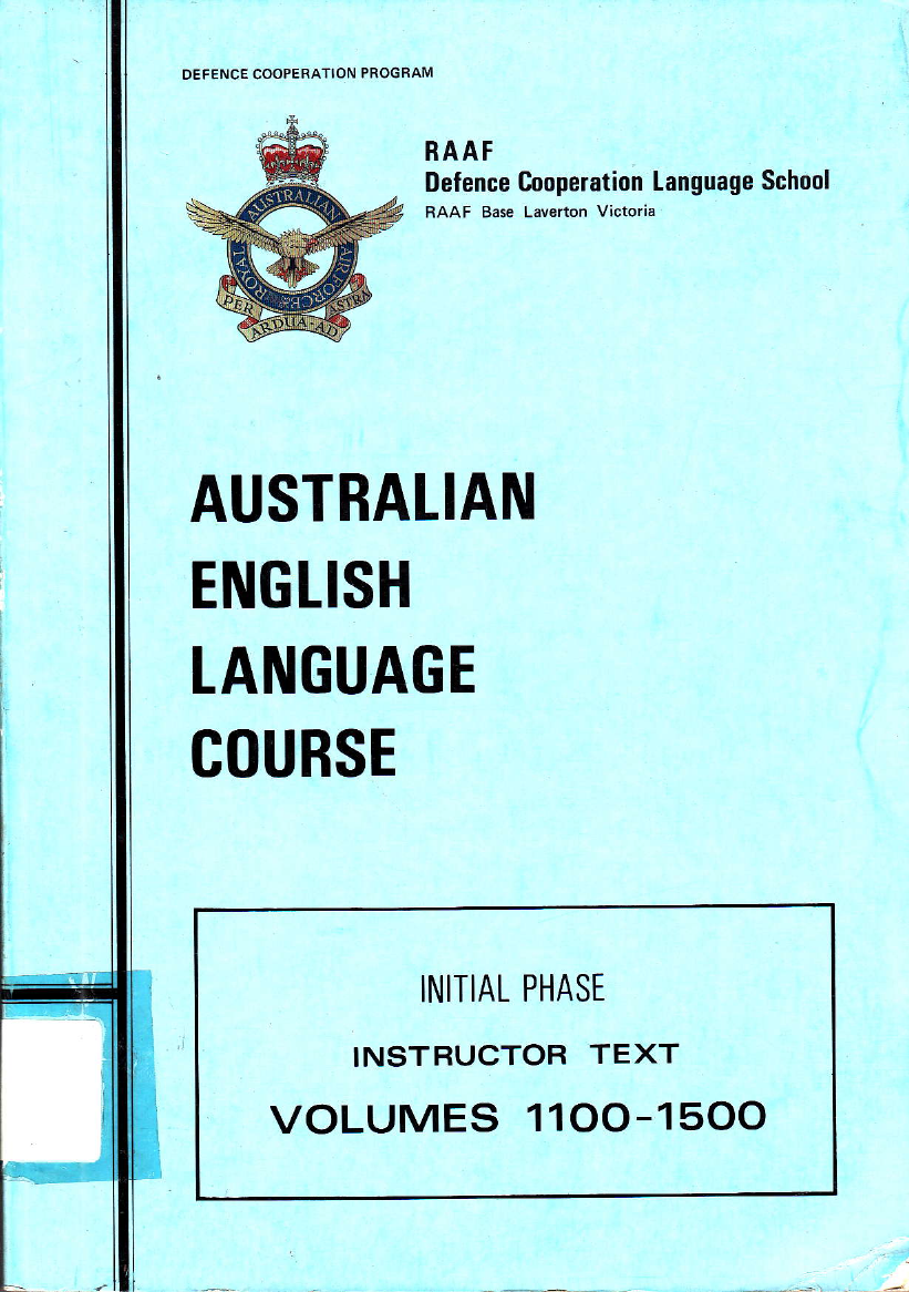 AELC INSTRUCTION TEXT VOLUME 1100 - 1500
