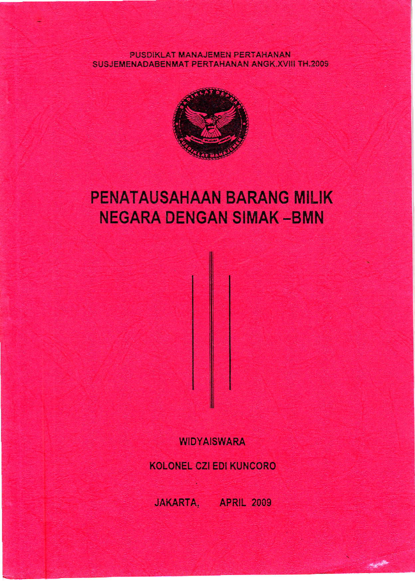 PENATA USAHAAN BARANG MILIK NEGARA DENGAN SIMAK - BMN