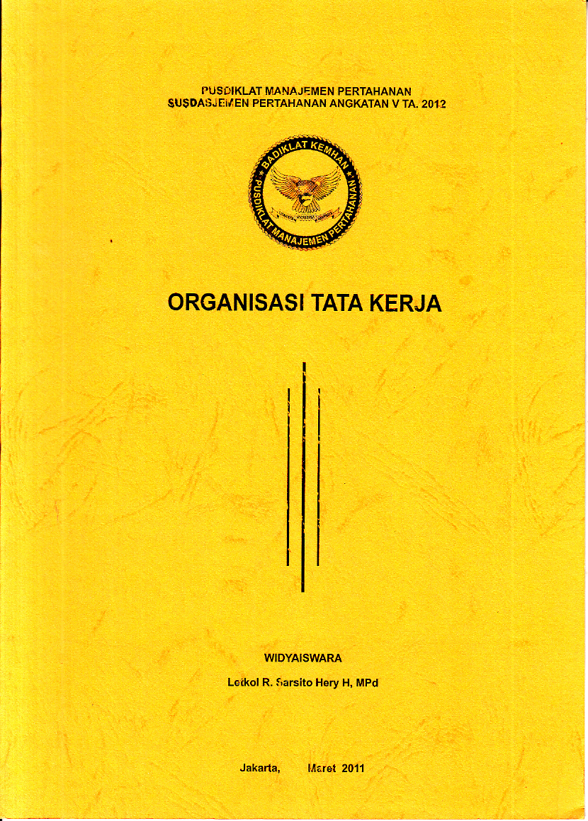 ORGANISASI TATA KERJA