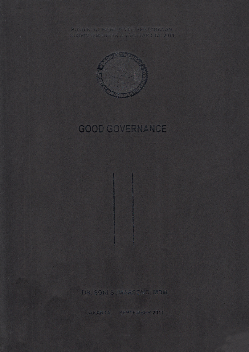 GOOD GOVERNANCE TH 2011