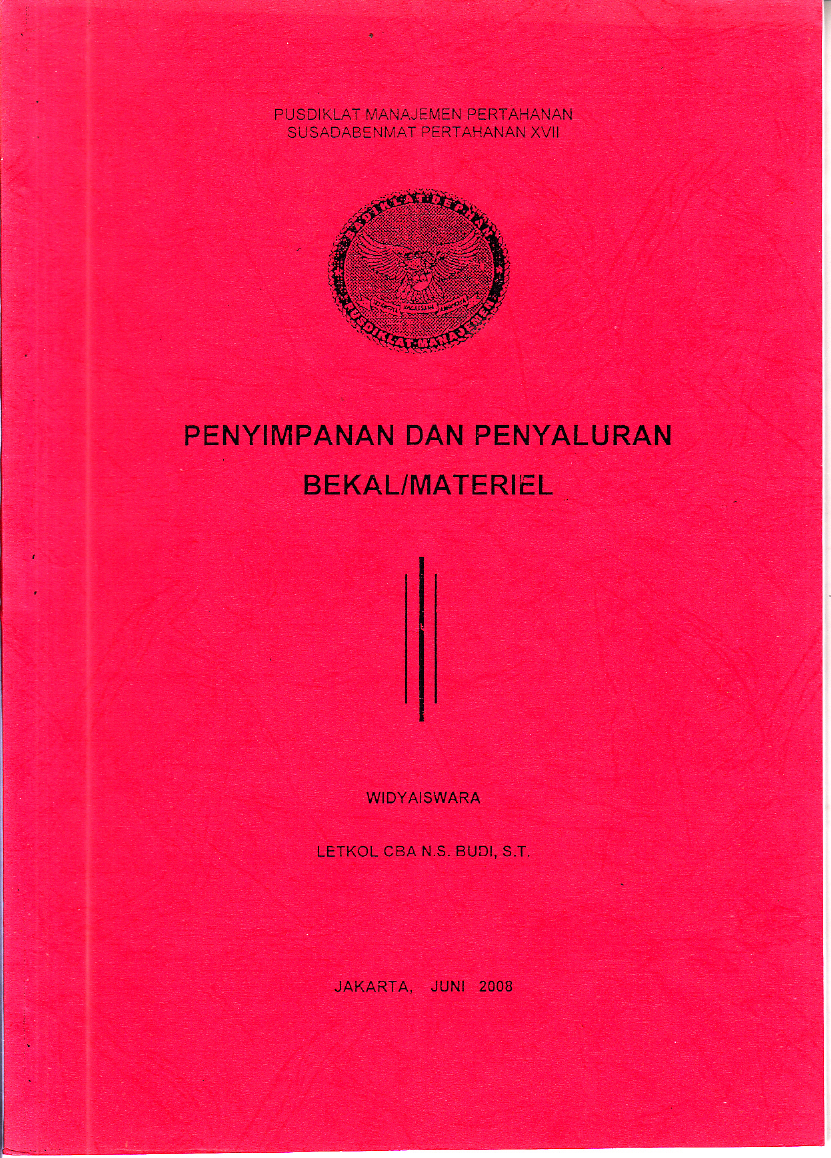 PENYIMPANAN DAN PENYALURAN BEKAL/MATERIEL