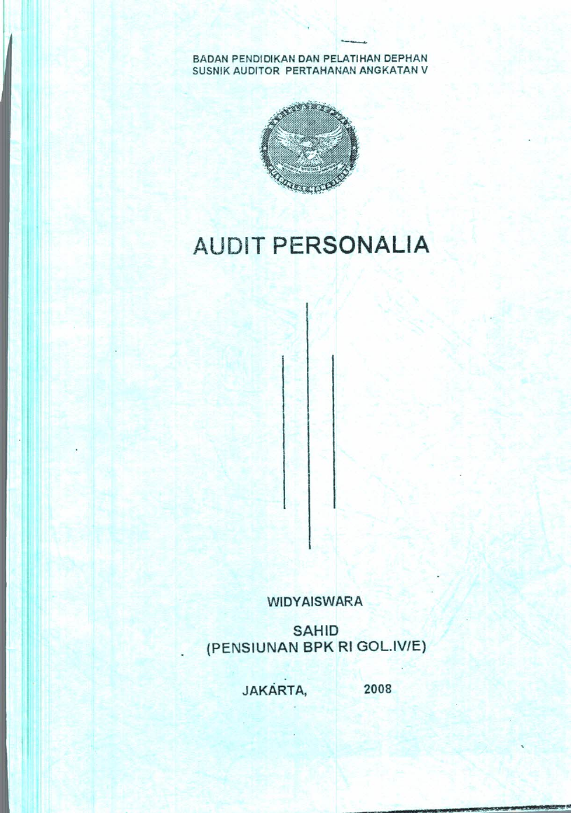 AUDIT PERSONALIA