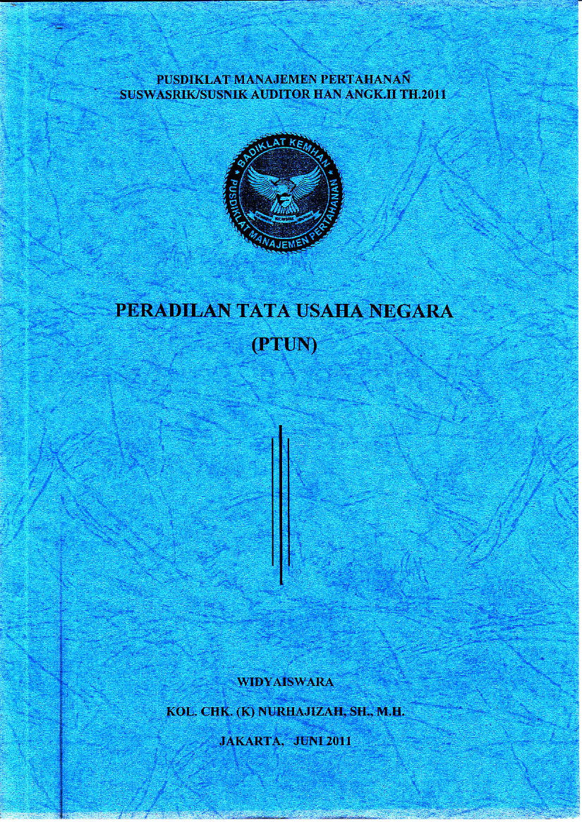 PERADILAN TATA USAHA NEGARA (PTUN)