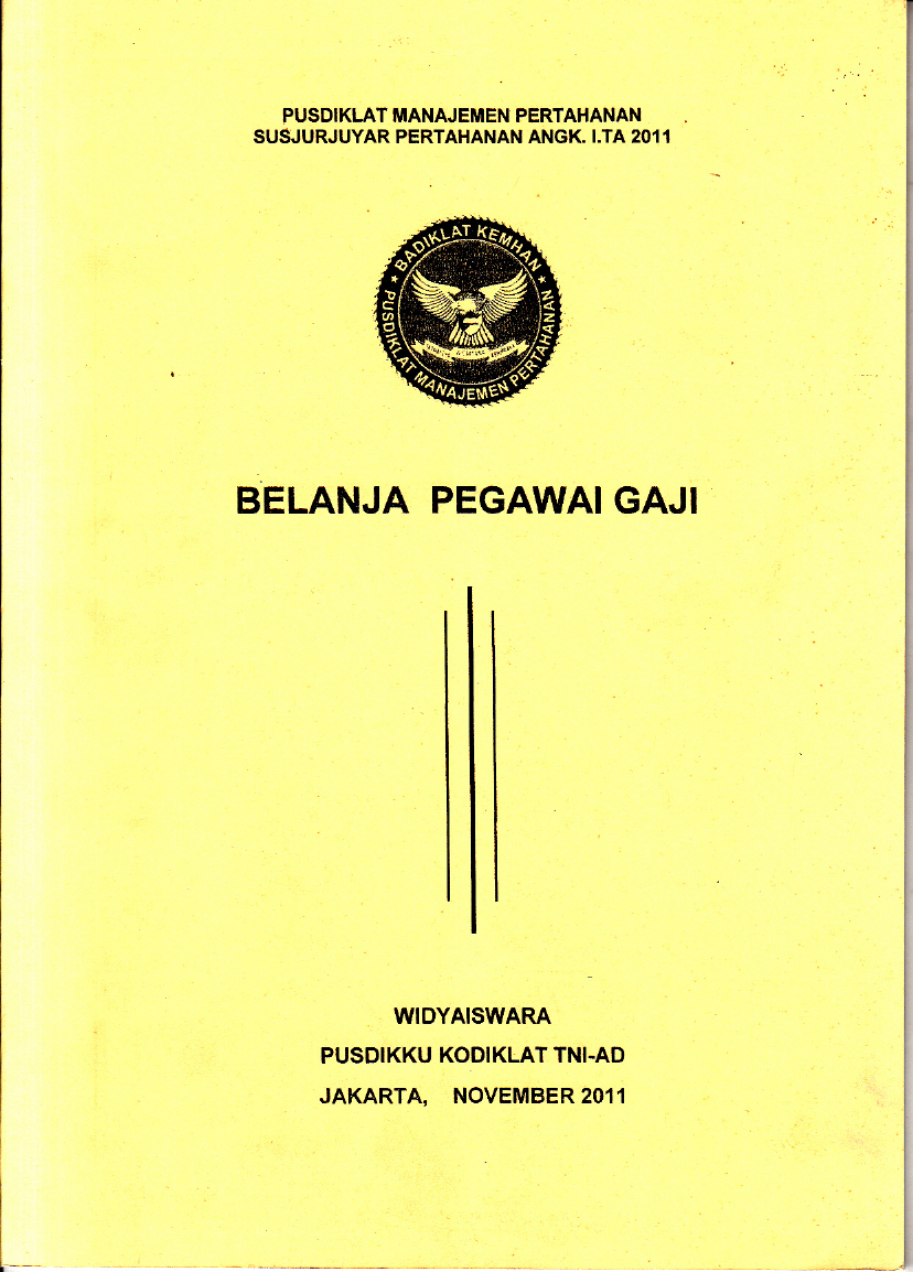 BELANJA PEGAWAI GAJI
