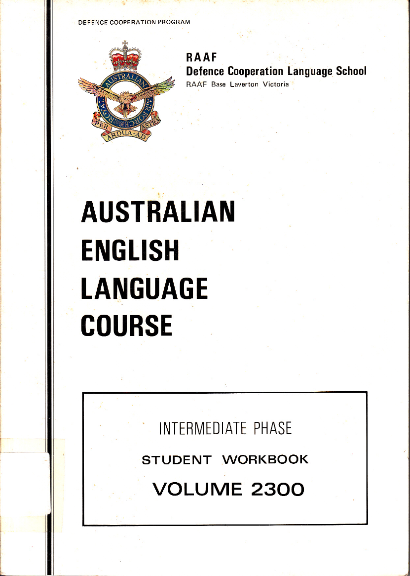 AELC VOLUME 2300 STUDENT WORKBOOK