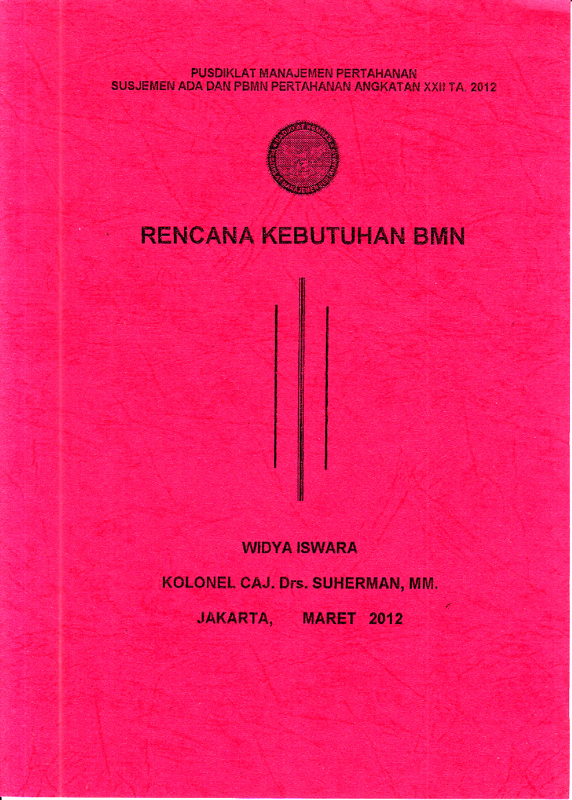 RENCANA KEBUTUHAN BMN