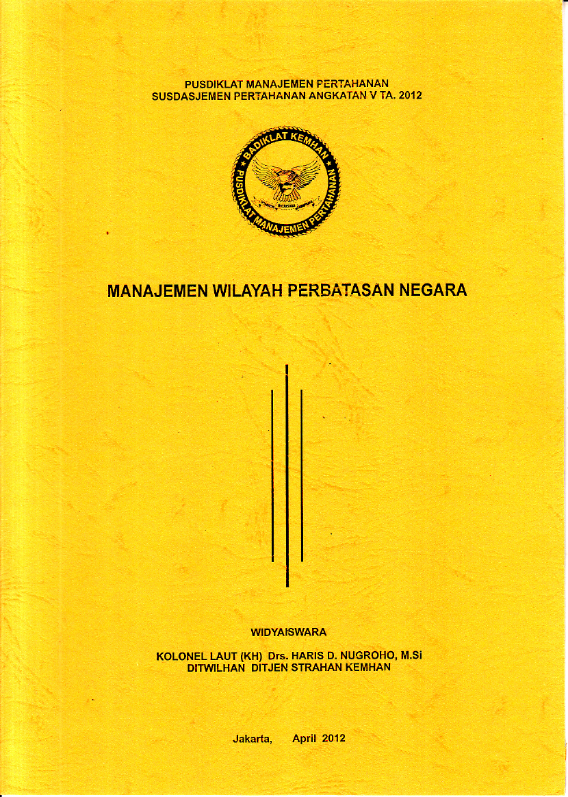 MANAJEMEN WILAYAH PERBATASAN NEGARA