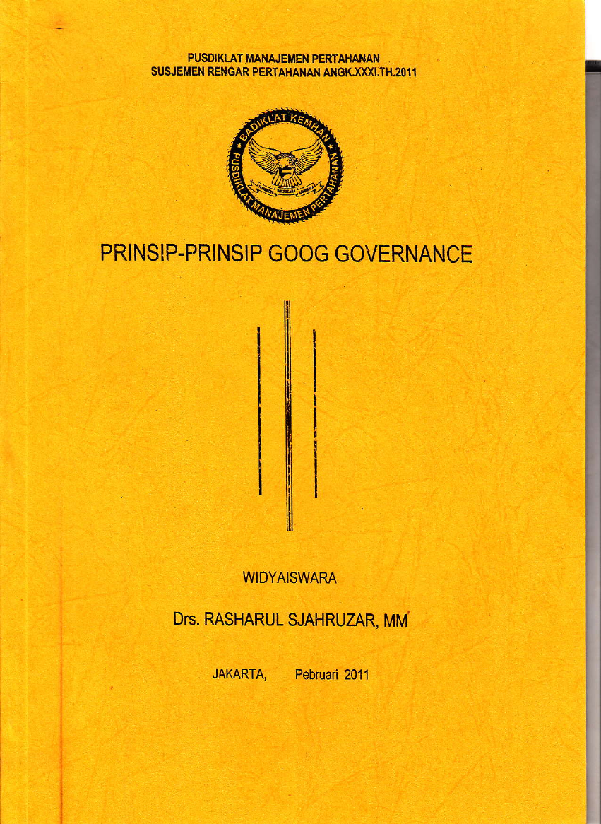PRINSIP-PRINSIP GOOD GOVERNANCE TH 2011