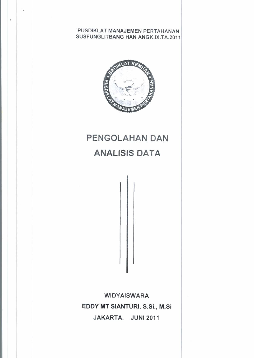 PENGOLAHAN DANA ANALIS DATA