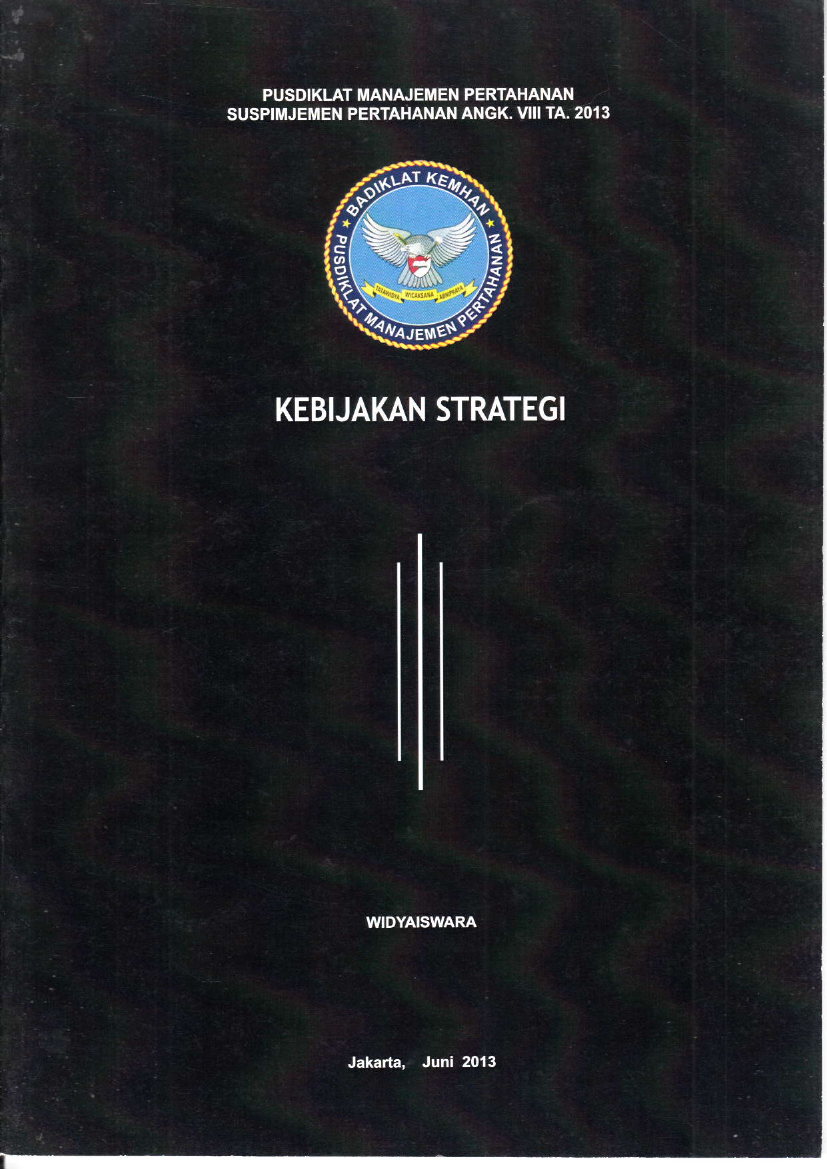 KEBIJAKAN STRATEGI