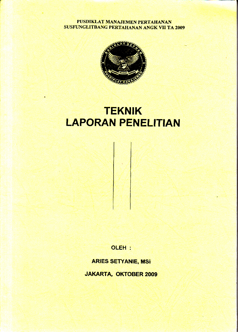 TEKNIK LAPORAN PENELITIAN