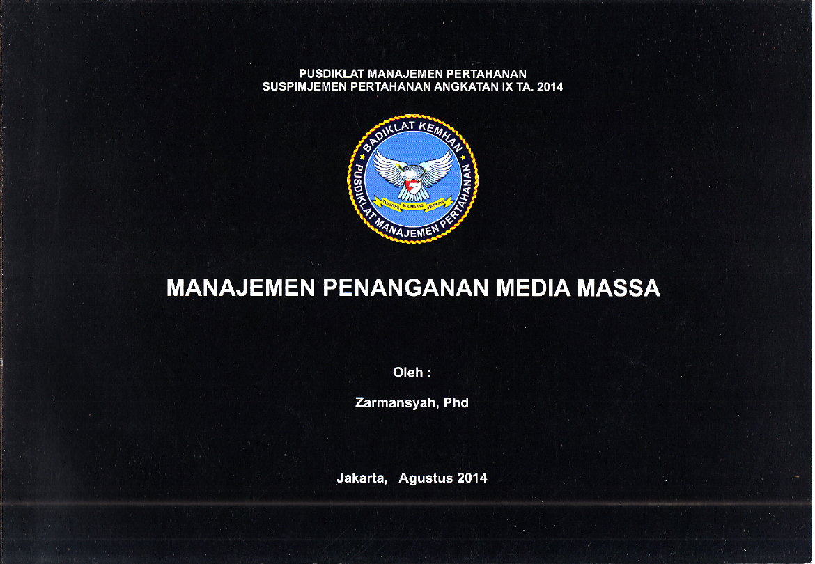 MANAJEMEN PENANGANAN MEDIA MASSA