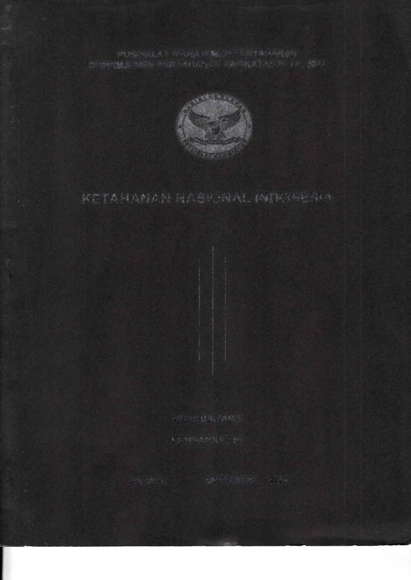 KETAHANAN NASIONAL INDONESIA