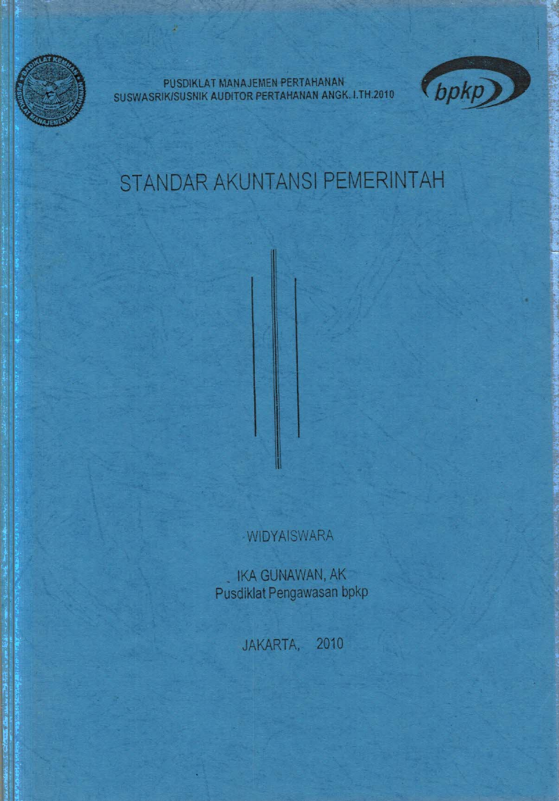 STANDAR AKUNTANSI PEMERINTAH