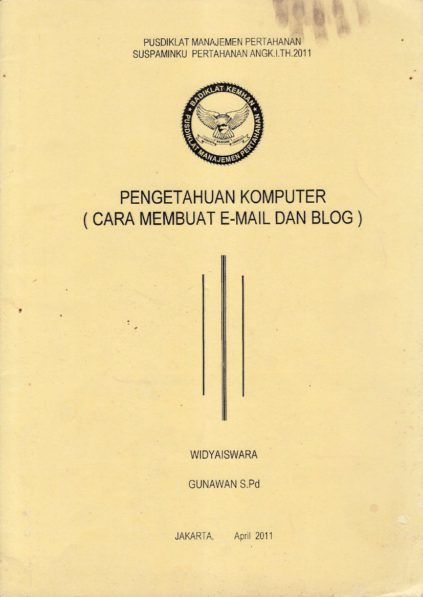 PENGETAHUAN KOMPUTER (CARA MEMBUAT E-MAIL DAN BLOG)
