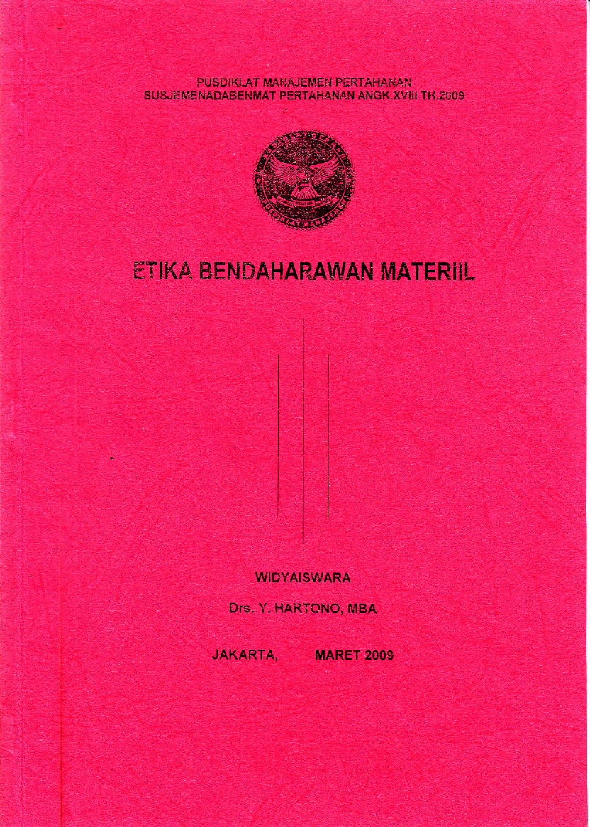 ETIKA BENDAHARAWAN MATERIL