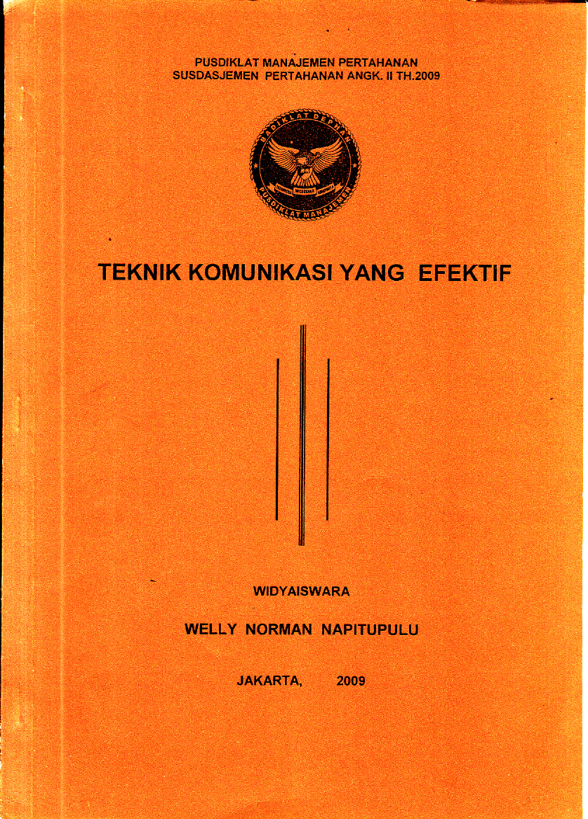 TEKNIK KOMUNIKASI YANG EFEKTIF