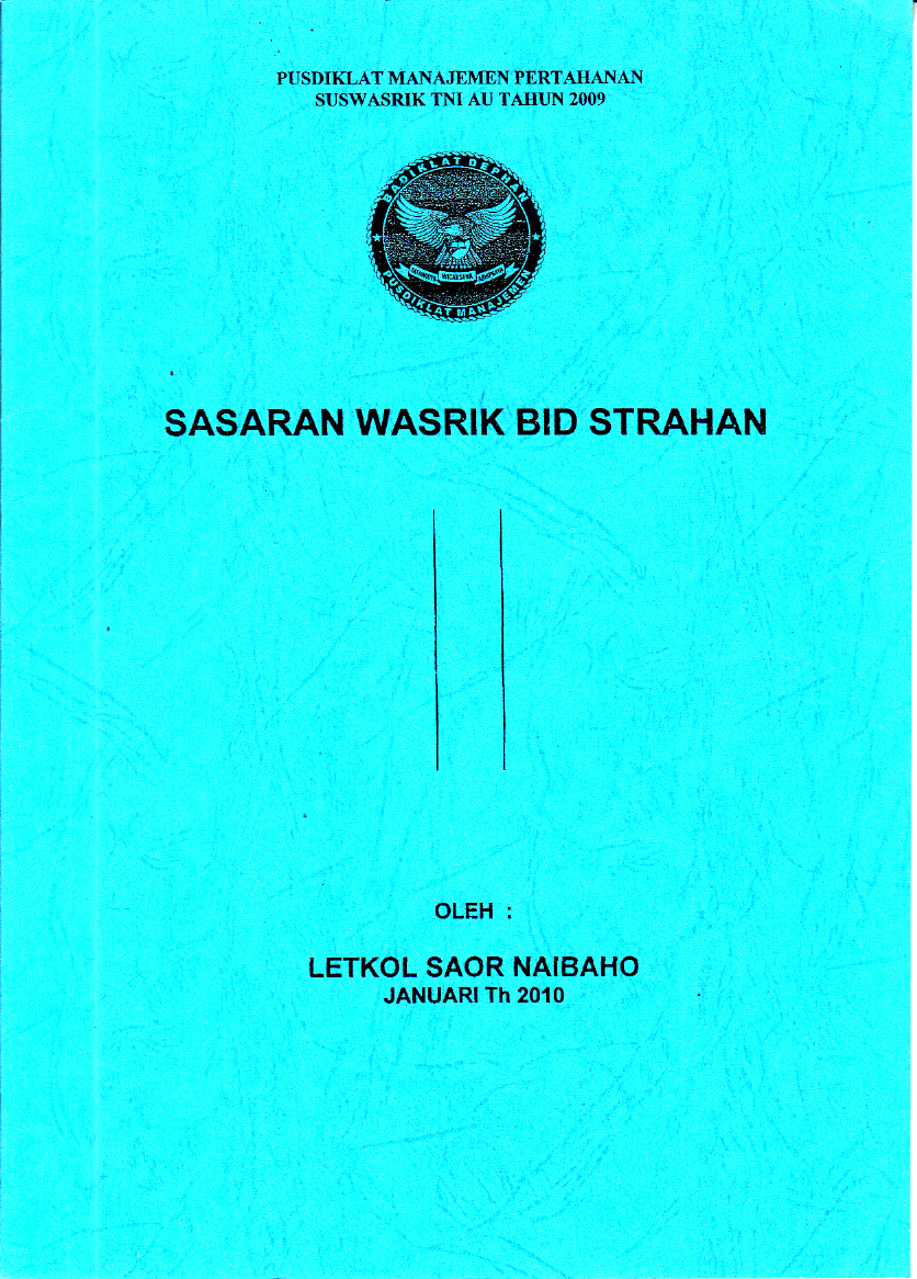 SASARAN WASRIK BID STRAHAN