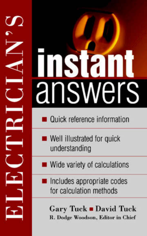 ELECTRICIANâ€™S
INSTANT ANSWERS