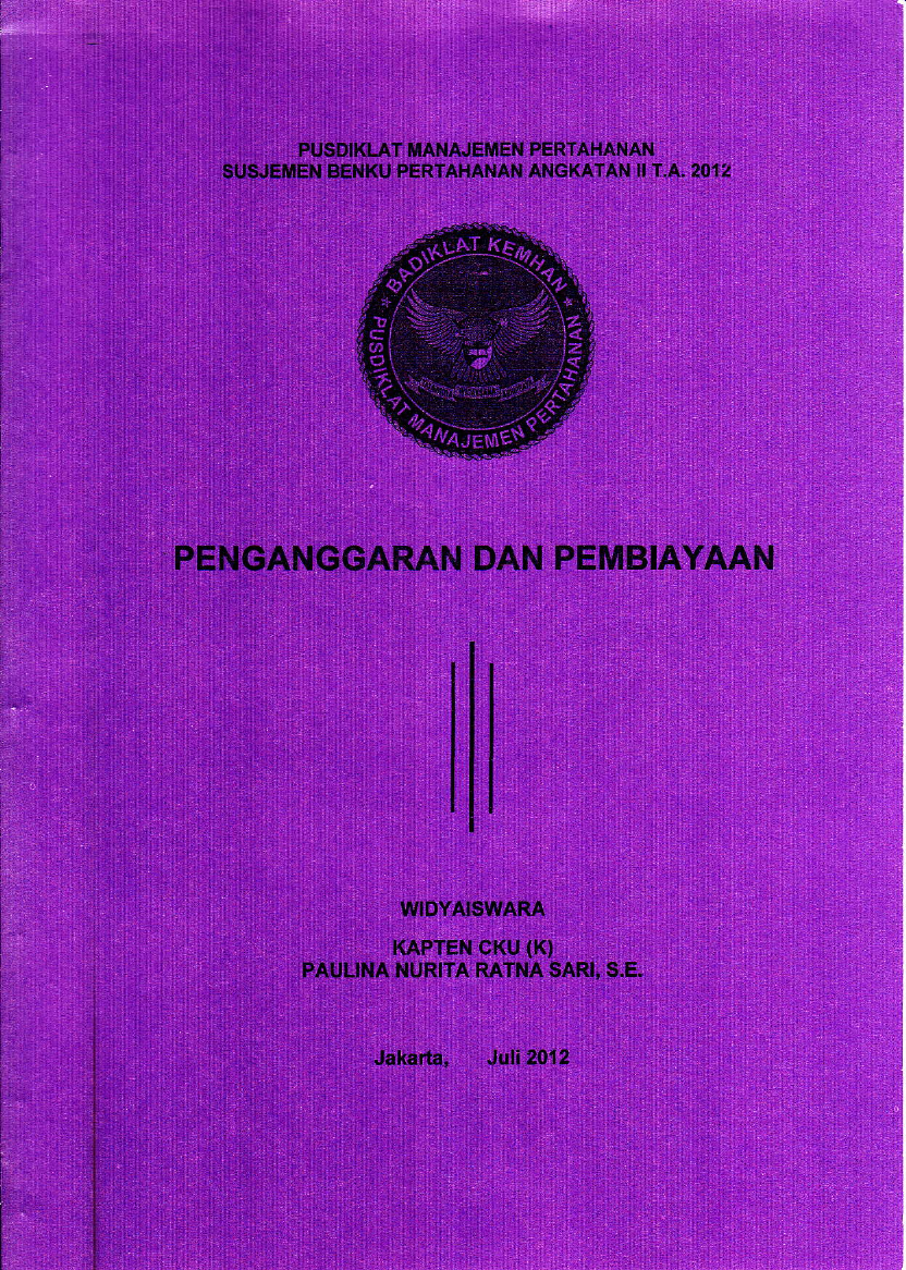 PENGANGGARAN DAN PEMBIAYAAN