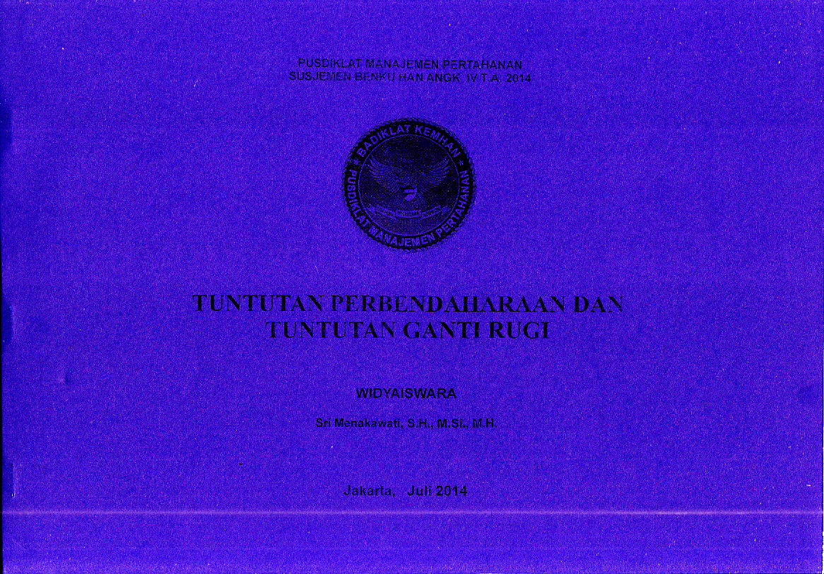 TUNTUTAN PERBENDAHARAAN DAN TUNTUTAN GANTI RUGI