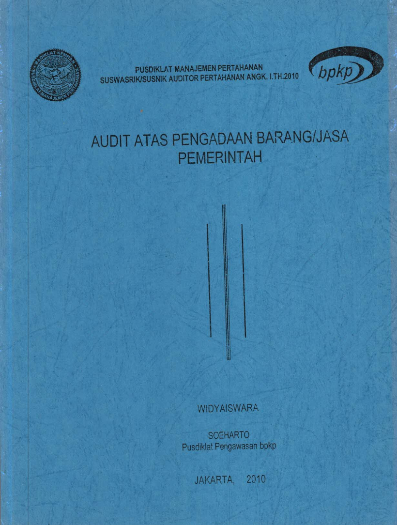 AUDIT ATAS PENGADAAN PEMERINTAH