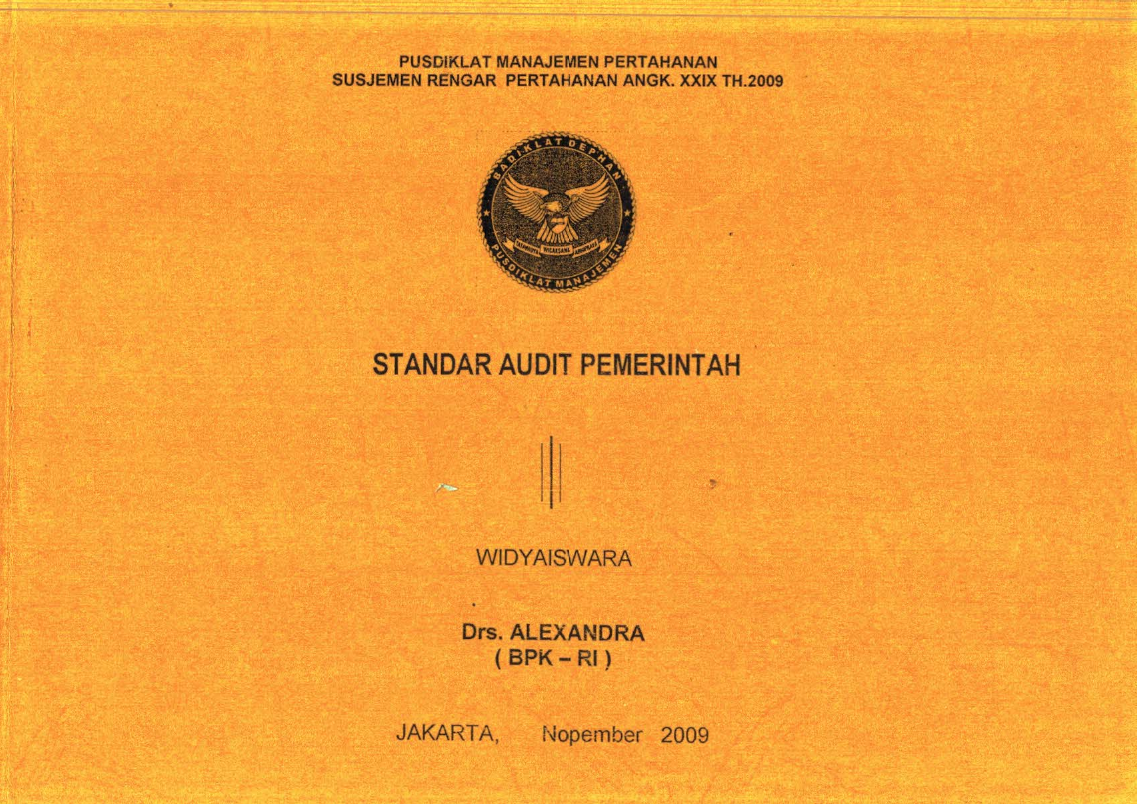 STANDAR AUDIT PEMERINTAH