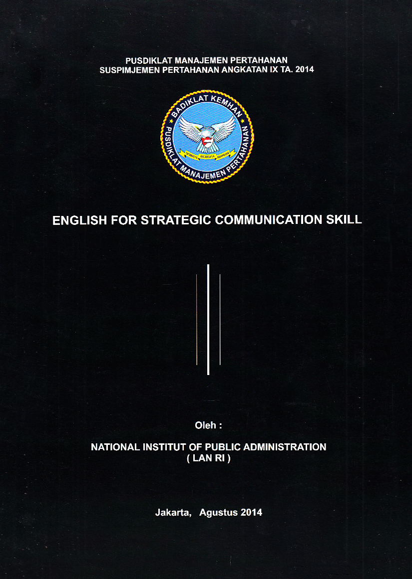 ENGLISH FOR STRATEGIC COMMUNICATION SKILL