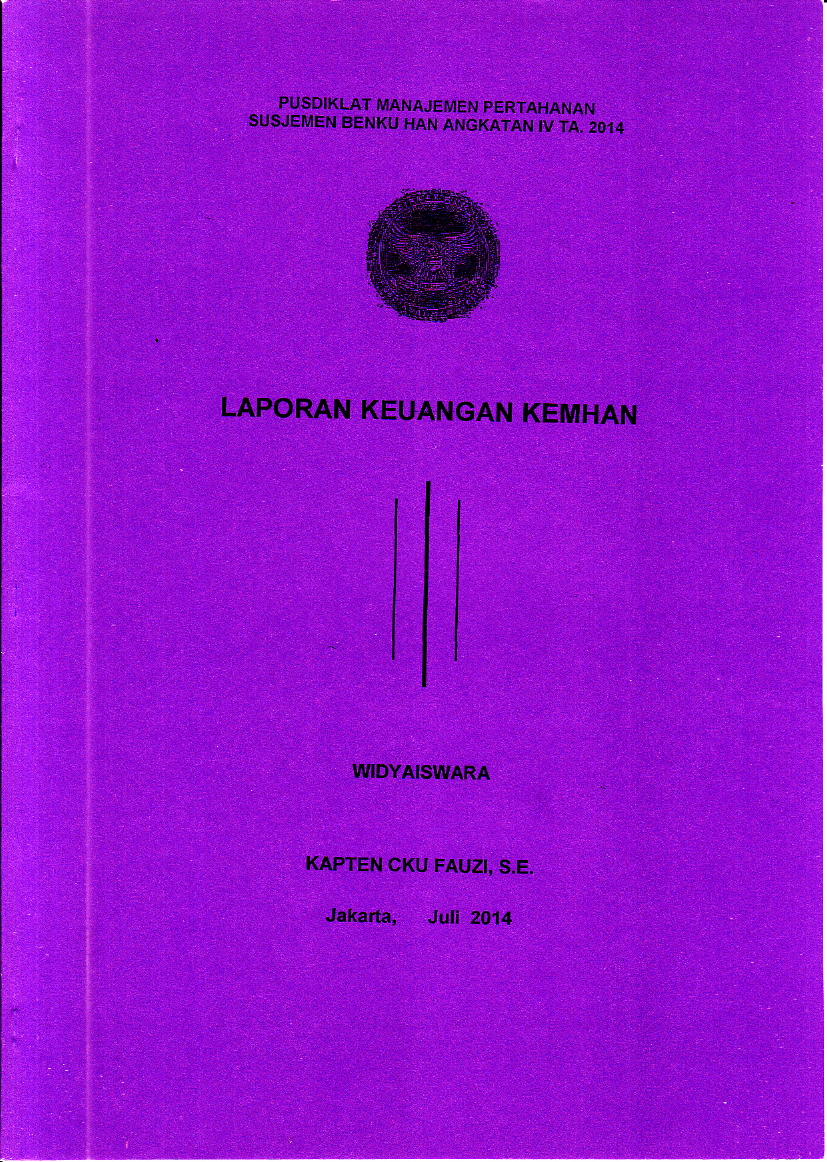 LAPORAN KEUANGAN KEMHAN