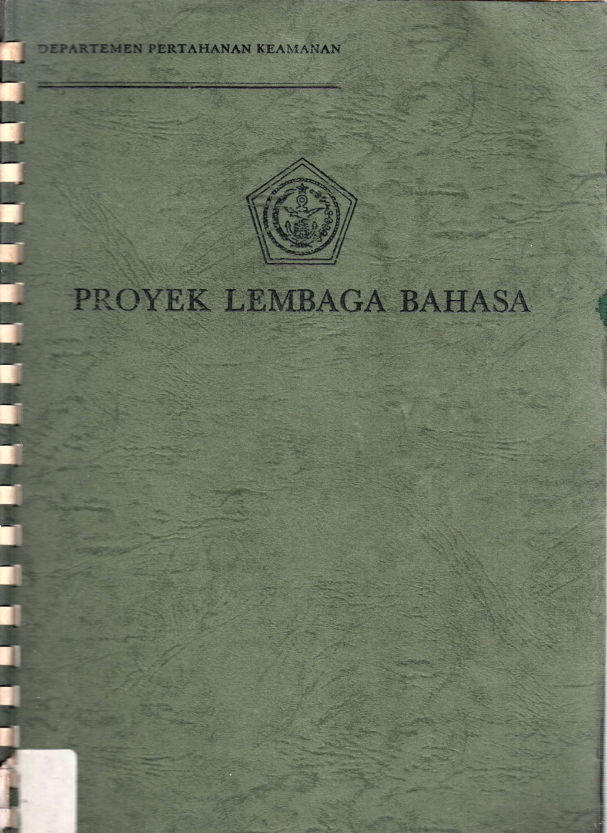 PROYEK LEMBAGA BAHASA