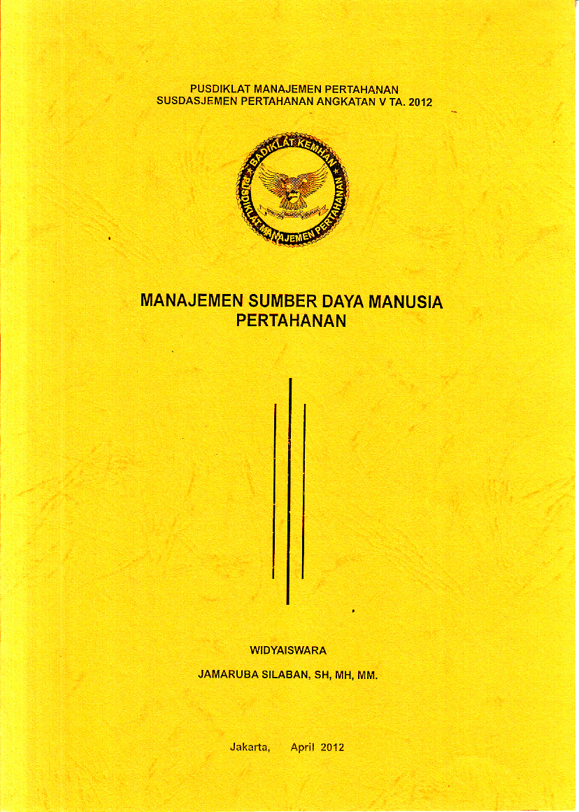 MANAJEMEN SUMBER DAYA MANUSIA PERTAHANAN