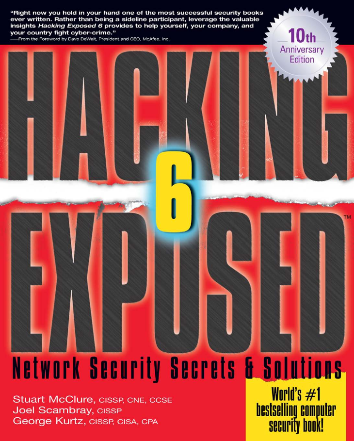 Hacking Exposedâ„¢ 6 - Network Security Secrets & Solutions