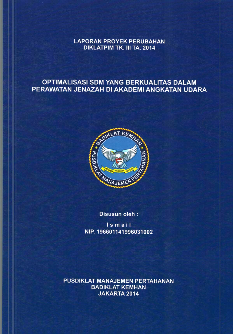 OPTIMALISASI SDM YANG BERKUALITAS DALAM PERAWATAN JENAZAH